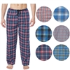 Wholesale Men's Cotton Pajama Bottoms Assorted Colors and Sizes (36 Pack)