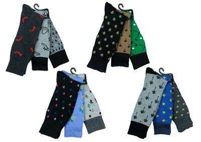 Wholesale Men's Light Weight Dress Socks 3-Pairs - (60 Packs)