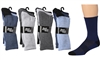 Wholesale 3-Pair Men's Sports Cushion Crew Socks  Pack - (60 Pack)