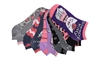 Wholesale Women's Tipi Toe 10 Pack Colorful Patterned Ankle Socks