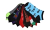 Wholesale Women's Tipi Toe 10 Pack Colorful Patterned Ankle Socks