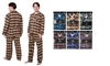 Wholesale Men's Flannel Pajama Set With Long Sleeves and Long Pants Assorted Colors and Sizes (36 Pack)