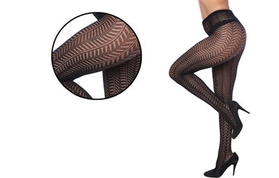 Wholesale Women's Fashion Patterned Tights One Size (36 Pcs)