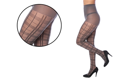 Wholesale Women's Fashion Patterned Tights One Size (36 Pcs)