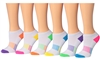 Wholesale Women's 3 Pack Cushioned Quarter Sock (60 Packs)