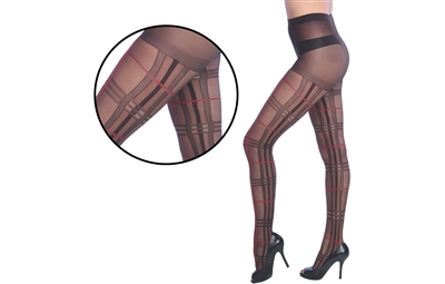Wholesale Isadora Women's Fashion Sheer Tights Assorted Colors  (36 Pcs)