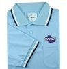 Smitty GHSA Powder Blue Embroidered Short Sleeve Umpire Shirt