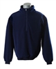 Smitty Long Sleeve Half-Zip Pullover in Solid Navy