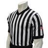 MEN'S V-NECK SHIRT WITH 1" BLACK & WHITE STRIPES