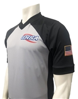 GHSA DYE SUBLIMATED "BODY FLEX" BASKETBALL REFEREE SHIRT