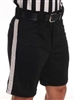 Smitty Referee Shorts - Black with White Side Stripe
