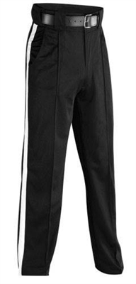 SMITTY REFEREE "COLD WEATHER PANTS"  WITH 1 1/4" WHITE STRIPE