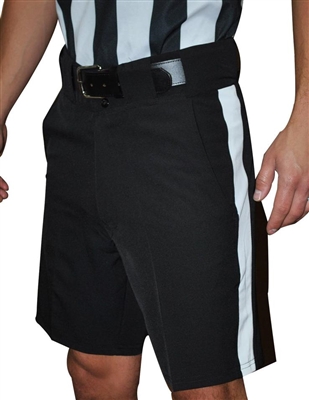 SMITTY REFEREE "4-WAY STRETCH SHORT"  1 1/4 Stripe