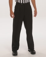 PLEATED FRONT PANTS W/FRONT LAY SLASH POCKETS