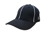 Smitty Performance Flex Fit Black w/ White Piping Referee Hat
