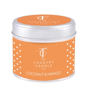 QUINTESSENTIAL Polka Dot Candle in Tin - Coconut & Mango