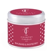 Polkadot Candle in Tin - Rhubarb & Raspberry