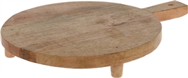 Round Mango Wood Chopping Board 39cm