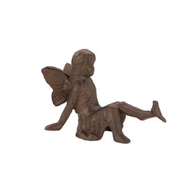 Cast Iron Sitting Fairy 13.5cm