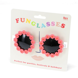Funglasses - Pink Daisy Sunglasses 16.5cm
