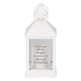 Thoughts Of You LED Graveside Lantern - Grandma