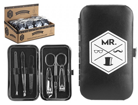 Stainless Steel Mens Manicure Kit