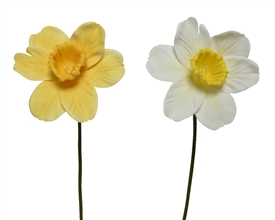 2asst Artificial Narcissus 11cm