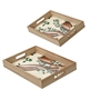 Set Of 2 Bunny Trays 35cm