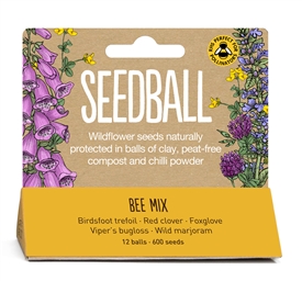 Bee Mix - Seedballs Hanging Pack (12 Balls, 600 Seeds)