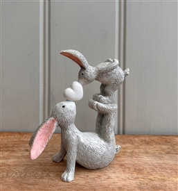 Dangly Leg Shelf Sitting Rabbit Decoration 18cm