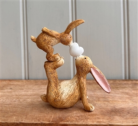 Dangly Leg Shelf Sitting Rabbit Decoration 18cm