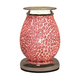 DISPATCH FROM 29th APRIL - 40W Electric Touch Aroma Lamp - Pink Animal Print 18cm