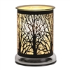 Black 25W Touch Sensitive Aroma Lamp - Forest 17cm