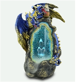 Dragon With Crystal Cave Backflow Incense Burner (BACK05)