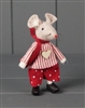 Fabric Mouse With Clogs - Boy 11cm