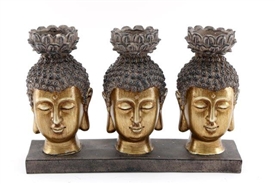 TripleThai Buddha Candle Holder 17cm