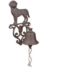 Cast Iron Dog Doorbell 24cm