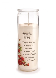 Special Memorial Candle 18cm