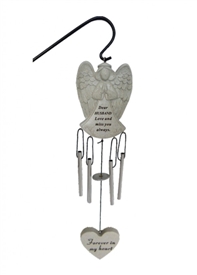 Remembrance Angel Windchime - Husband 9cm