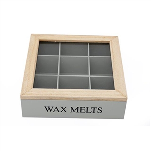 Wooden Wax Melt Storage Box 24cm