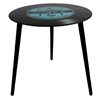 50cm Retro Record Table - Blue