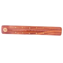 Wood Ashcatcher Ying Yang Inlay 26cm