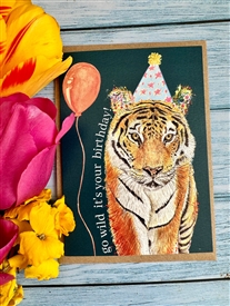 A6 Eco Card - Go Wild Tiger