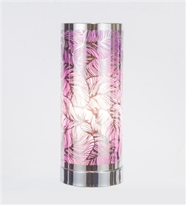 Silver & Purple Touch Sensitive Aroma Lamp 26cm