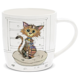 Bug Art Ceramic Mug  - Kimba Kitten