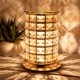 Crystal Touch Sensitive Aroma Lamp Gold