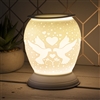 Large Porcelain Etched Aroma Lamp ï¿½ Love Birds