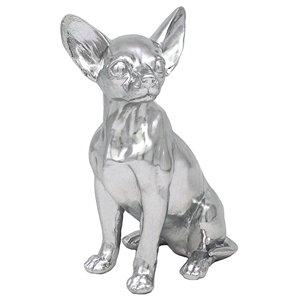 Silver Art Chihuahua 25cm