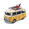 Vintage Red Campervan - Yellow 28cm