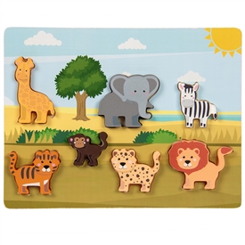 DUE MAR Lets Learn Zoo Insert Puzzle